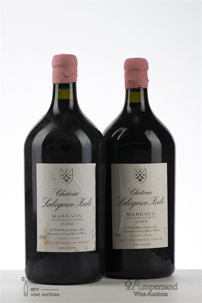 LABEGORCE ZEDE 1988 - Mc - 2 x 3,00 Liter Bottles