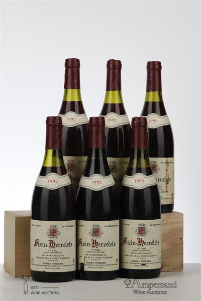 FIXIN HERVELETS 1992 - Derey Freres - 6 Bottles