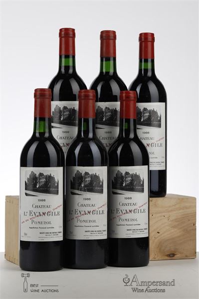 EVANGILE 1988 - Mc - 6 Bottles