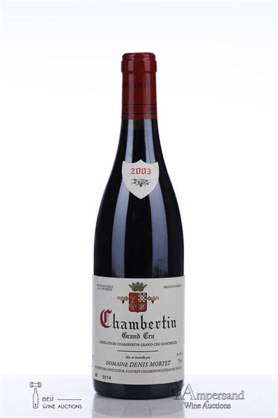 CHAMBERTIN 2003 - Denis Mortet - 1 Bottle