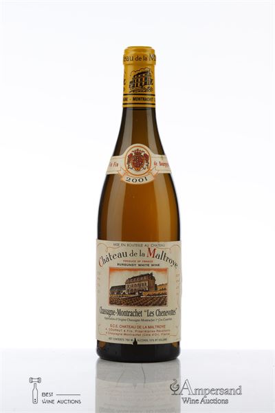 CHASSAGNE MONTRACHET BLANC LES CHENEVOTTES 2001 - Chateau de la Maltroye - 1 Bottle