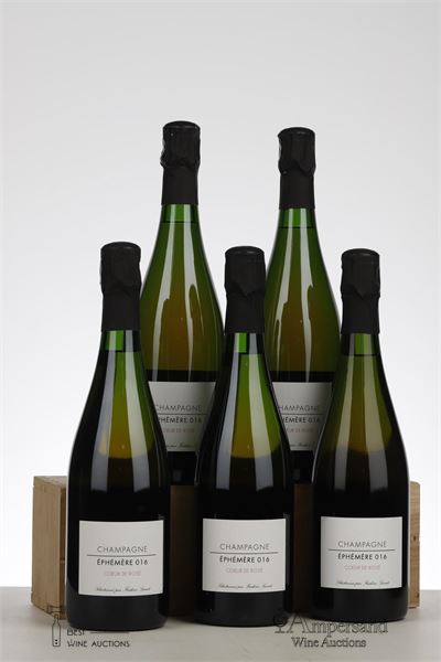 EPHEMERE COEUR DE ROSE 016 EXTRA BRUT NV - Dremont Pere et Fils - Tirage 2017 - 5 Bottles