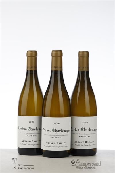 CORTON CHARLEMAGNE 2020 - Arnaud Baillot - 3 Bottles