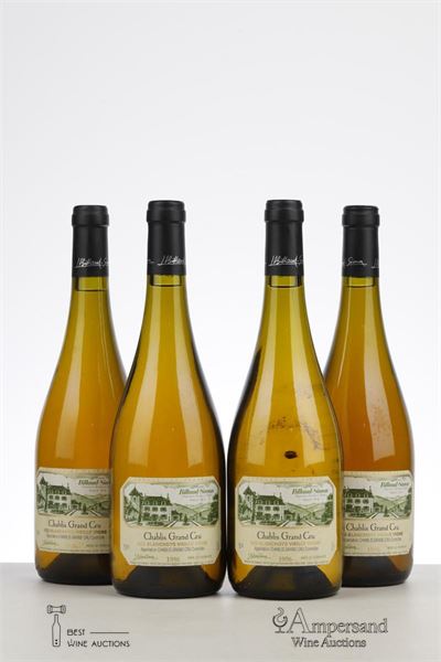 CHABLIS LES BLANCHOTS VIEILLE VIGNES 1996 - Billaud Simon - 4 Bottles