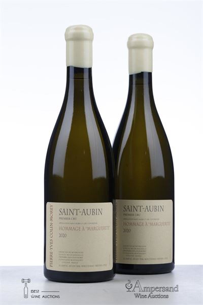 SAINT AUBIN BLANC HOMMAGE A MARGUERITE 2020 - Pierre Yves Colin Morey - 2 Bottles