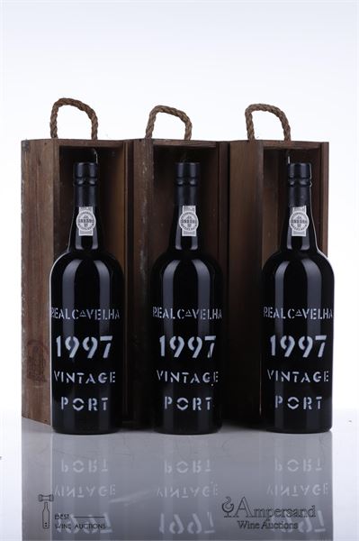 REAL COMPANHIA VELHA VINTAGE PORT 1997 - Real Companhia Velha - 3 Bottles - Oc 1