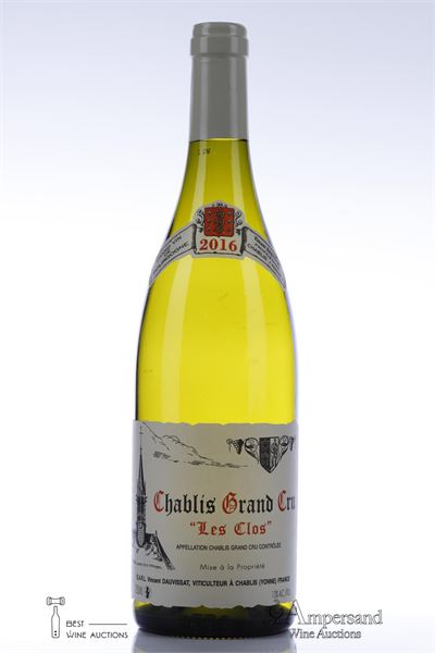CHABLIS CLOS 2016 - Vincent Dauvissat - 1 Bottle