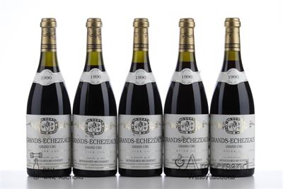 GRANDS ECHEZEAUX 1990 - Mongeard Mugneret - 5 Bottles