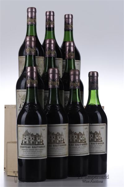 HAUT BRION 1966 - 10 Bottles - Owc 12
