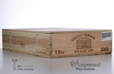 CHATEAU MARGAUX 2003 - 6 Bottles in Owc 6