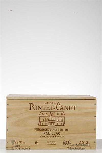PONTET CANET 2012 - Mc - 6 Bottles - Owc 6