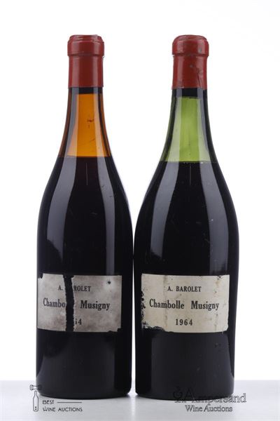 CHAMBOLLE MUSIGNY 1964 - Arthur Barolet - 2 Bottles