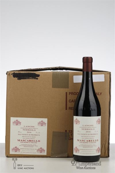LANGHE NEBBIOLO 2016 - Giuseppe Mascarello - 12 Bottles - Oc 12
