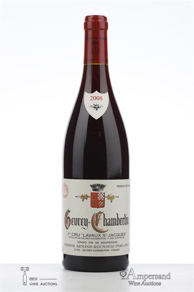GEVREY CHAMBERTIN LAVAUX ST JACQUES 2008 - Armand Rousseau - 1 Bottle