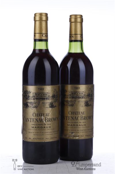 CANTENAC BROWN 1982 - 2 Bottles