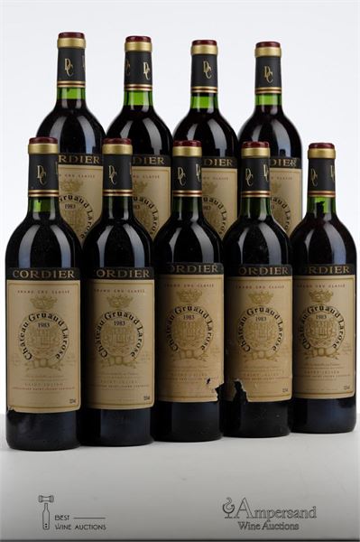 GRUAUD LAROSE 1983  - 9 Bottles