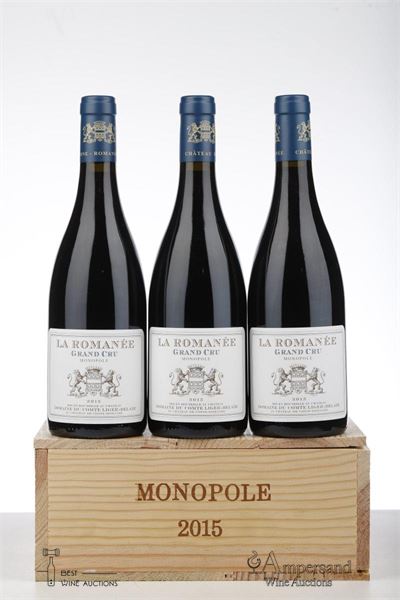 LA ROMANEE 2015 - Comte Liger Belair - 3 Bottles - Owc 3