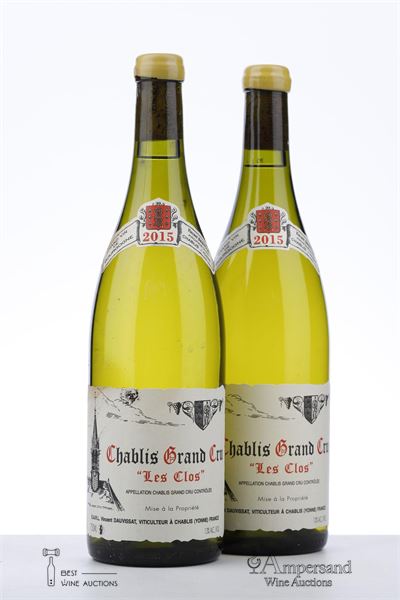 CHABLIS LES CLOS 2015 - Vincent Dauvissat - 2 Bottles