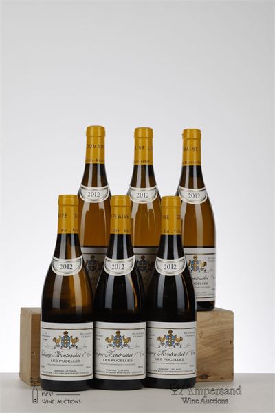PULIGNY MONTRACHET LES PUCELLES 2012 - Domaine Leflaive - 6 Bottles - Owc 6