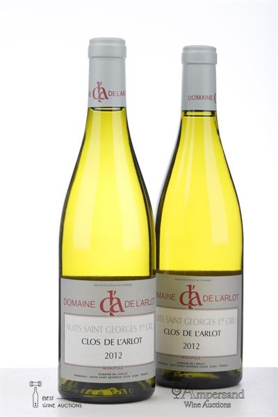 NUITS ST GEORGES BLANC CLOS DE L'ARLOT 2012 - Domaine de L'Arlot - 2 Bottles