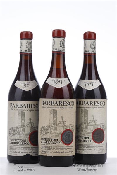 BARBARESCO 1971 - Produttori del Barbaresco - 3 Bottles