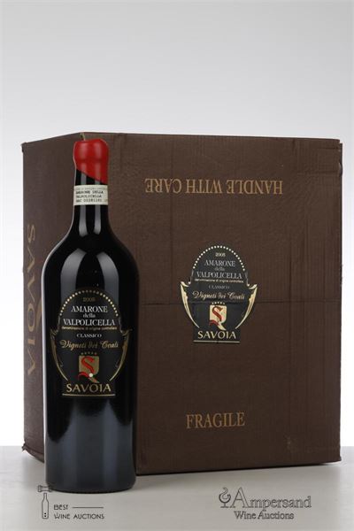 AMARONE DELLA VALPOLICELLA CLASSICO VIGNETI DEI COALI 2005 - Savoia - 6 Bottles - Oc 6