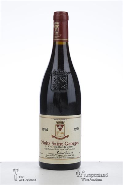 NUITS ST GEORGES EN RUE DE CHAUX 1996 - Bertrand Ambroise - 1 Bottle