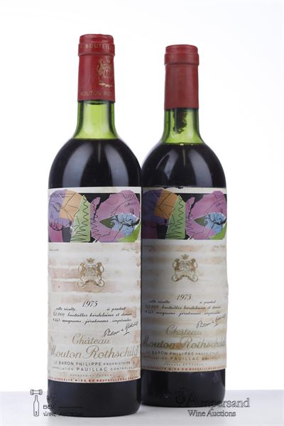 MOUTON ROTHSCHILD 1975 - Mc - 2 Bottles