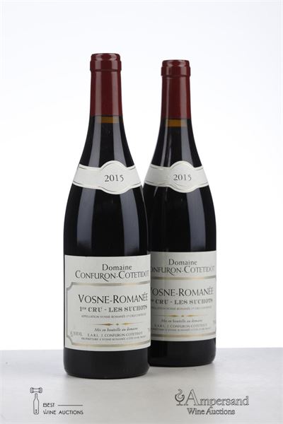 VOSNE ROMANEE LES SUCHOTS 2015 - Confuron Cotedidot - 2 Bottles