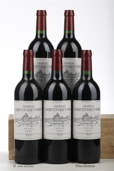 LARRIVET HAUT BRION 2001 - Mc - 5 Bottles