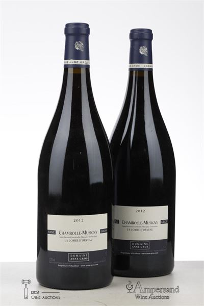 CHAMBOLLE MUSIGNY LA COMBE D'ORVEAU 2012 - Anne Gros - 2 Magnums