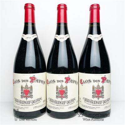 CHATEAUNEUF DU PAPE 2010 - Clos des Papes - 3 Magnums