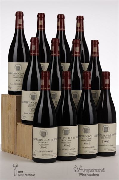 CHAMBERTIN CLOS DE BEZE 1998 - Drouhin Laroze - 12 Bottles