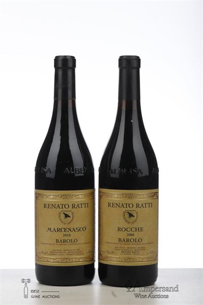 BAROLO MARCENASCO 1*2010 + ROCCHE 1*2006   - Renato Ratti - 2 Bottles