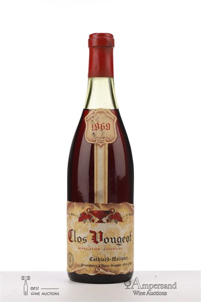 CLOS VOUGEOT 1969 - Cathiard Molinier - 1 Bottle