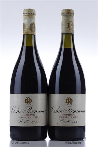 VOSNE ROMANEE LES SUCHOTS 1990 - Marc Rougeot Dupin - 2 Bottles