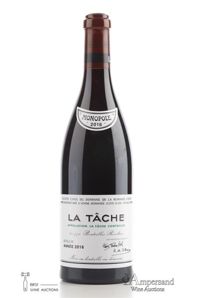 LA TACHE 2016 - Domaine de La Romanee Conti - 1 Bottle