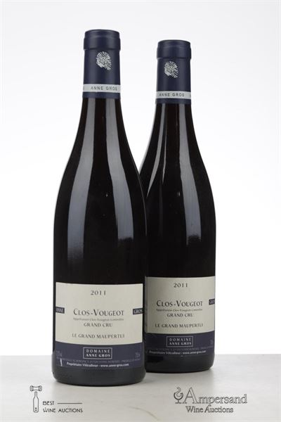 CLOS VOUGEOT LE GRAND MAUPERTUI 2011 - Anne Gros - 2 Bottles