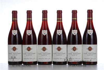 CLOS VOUGEOT Remoissenet Pere et Fils 1952 - 6 Bottles
