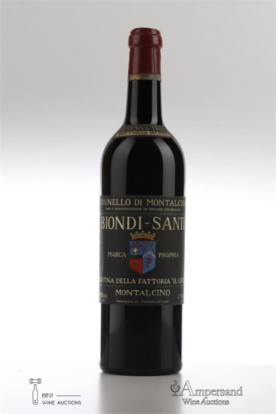 BRUNELLO DI MONTALCINO RISERVA 1961 - Biondi Santi - 1 Bottle