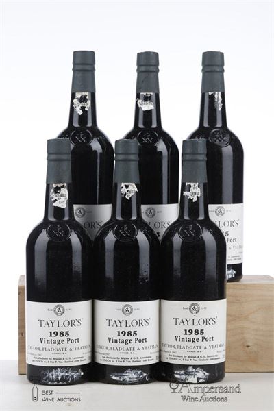TAYLORS VINTAGE PORT 1985 - Taylors - 6 Bottles - Owc 6