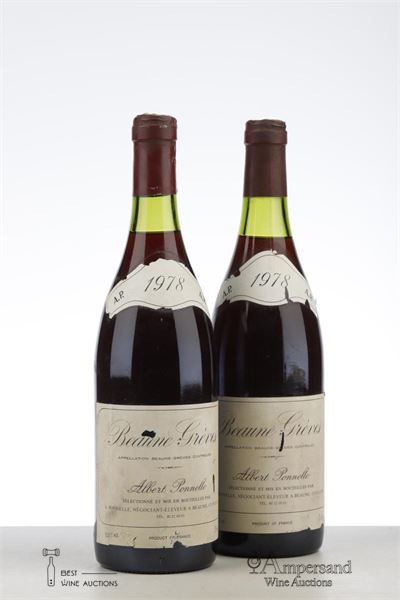 BEAUNE GREVES 1978 - Albert Ponnelle - 2 Bottles