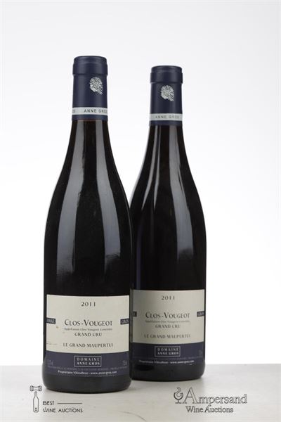 CLOS VOUGEOT LE GRAND MAUPERTUI 2011 - Anne Gros - 2 Bottles