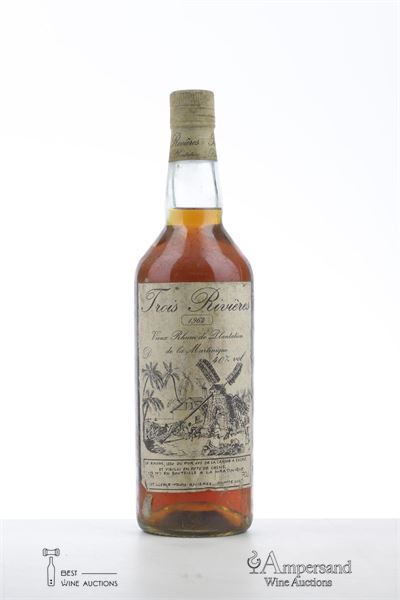 VIEUX RHUM DE PLANTATION DE LA MARTINIQUE 1964 - Trois Rivieres - 1 x 0,70Ltr