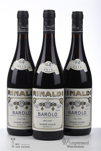 BAROLO TRE TINE 2013 - Giuseppe Rinaldi - 3 Bottles