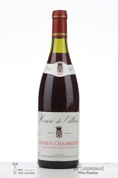GEVREY CHAMBERTIN 1989 - Henri de Villars - 1 Bottle
