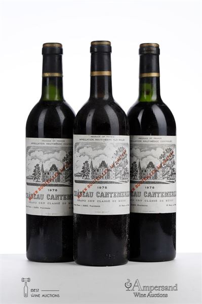 CANTEMERLE 1978  - 3 Bottles