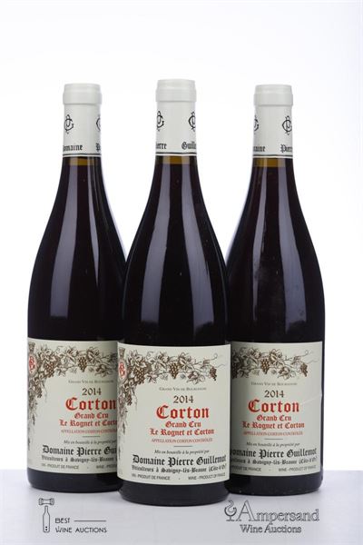CORTON LE ROGNET ET CORTON 2014 - Pierre Guillemot - 3 Bottles