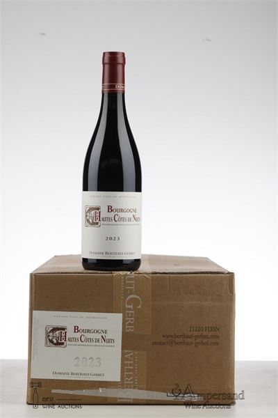 BOURGOGNE ROUGE HAUTES COTES DE NUITS 2023 - Berthaut Gerbet  - 12 Bottles - Oc 12