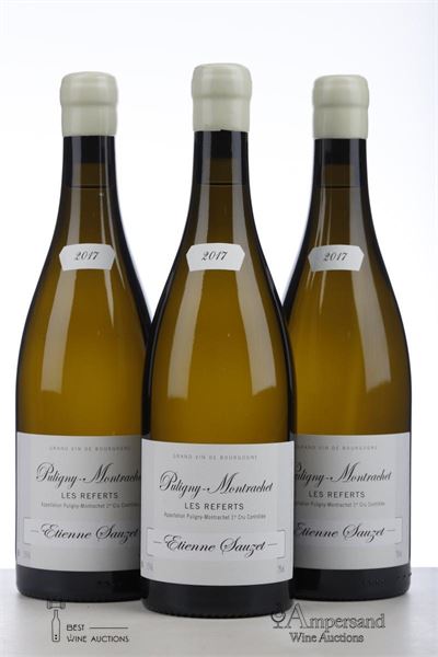 PULIGNY MONTRACHET LES REFERTS 2017 - Etienne Sauzet - 3 Bottles